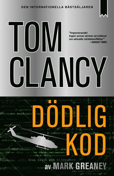 Cover for Mark Greaney · Jack Ryan: Dödlig kod (Paperback Bog) (2018)