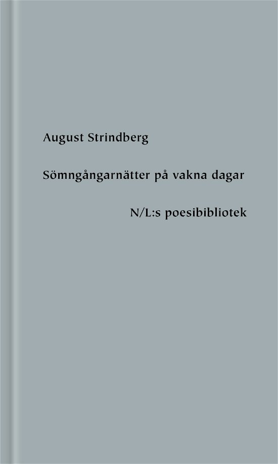 Cover for August Strindberg · Sömngångarnätter på vakna dagar (Kartor) (2023)