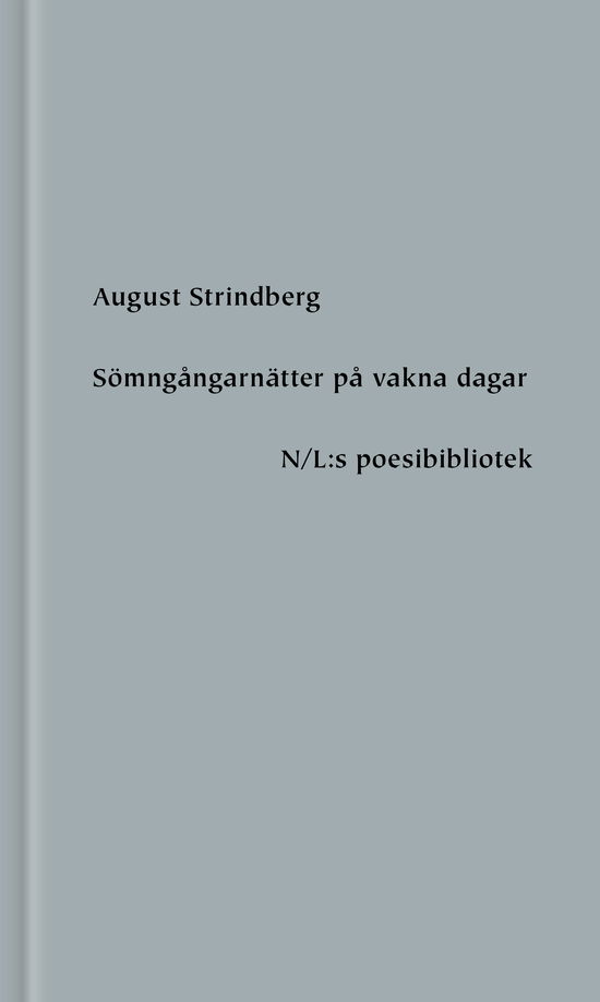 Cover for August Strindberg · Sömngångarnätter på vakna dagar (Kartor) (2023)