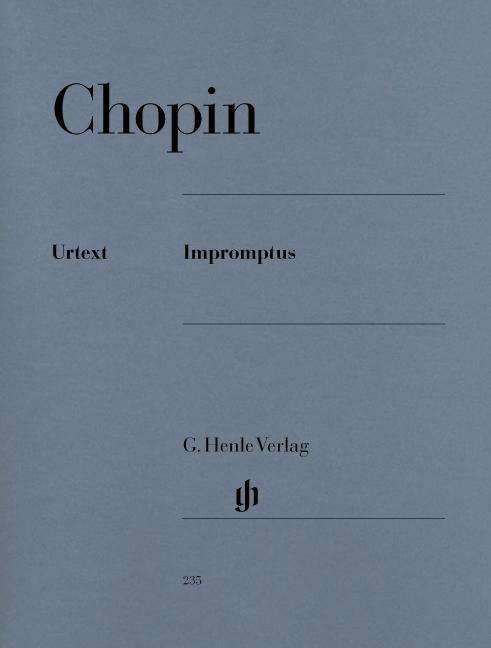 Impromptus,Klavier.HN235 - F. Chopin - Kirjat - SCHOTT & CO - 9790201802350 - perjantai 6. huhtikuuta 2018