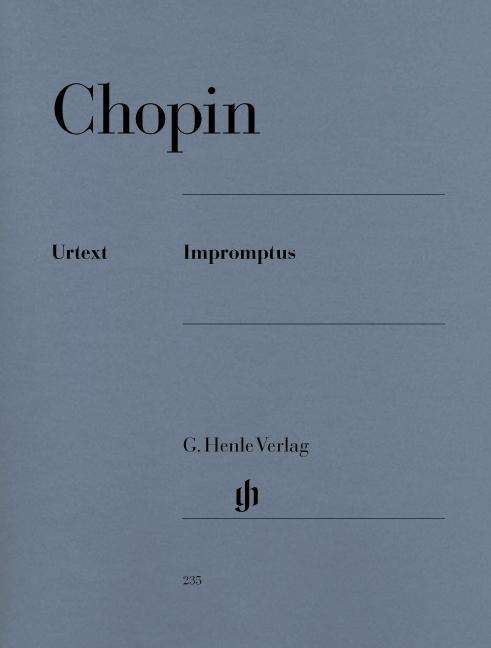 Impromptus,Klavier.HN235 - F. Chopin - Bøker - SCHOTT & CO - 9790201802350 - 6. april 2018