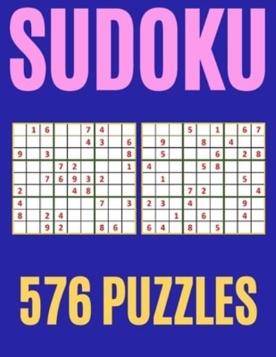 Cover for Gs Journals · Sudoku 576 Puzzles (Pocketbok) (2021)