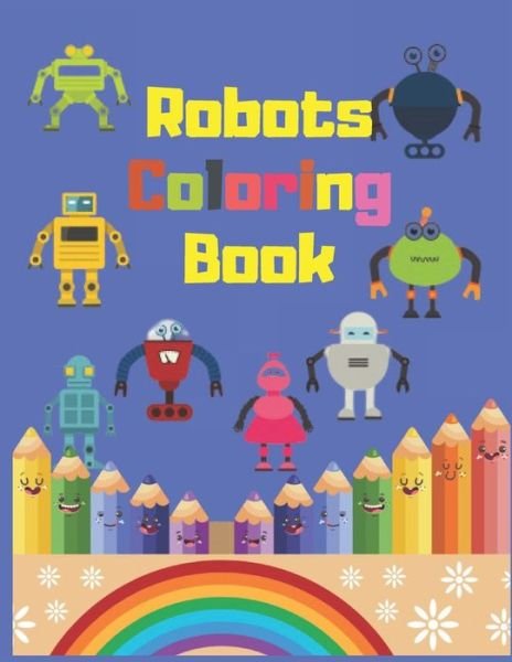 Cover for Medn Edition · Robots coloring book (Taschenbuch) (2020)