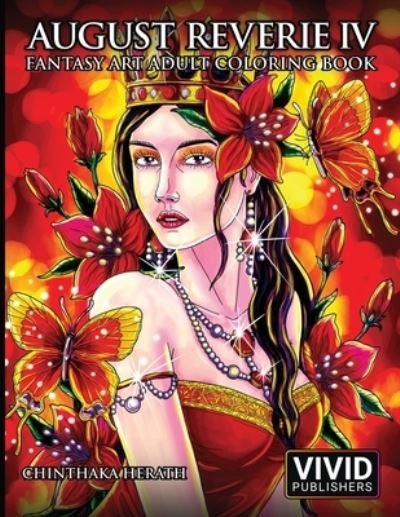 Cover for Intense Media · August Reverie 4: Fantasy Art Adult Coloring Book - August Reverie (Pocketbok) (2021)