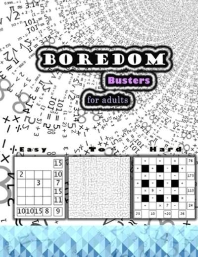 Cover for Blmk Book · Boredom busters for adults (Paperback Book) (2021)