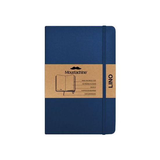 Cover for Moustachine · Moustachine Classic Linen Pocket Dark Blue Blank Hardcover (Book) (2023)