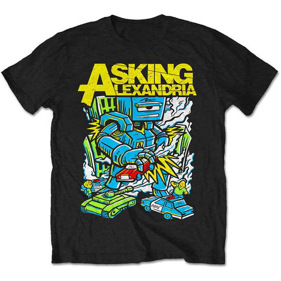 Cover for Asking Alexandria · Asking Alexandria Unisex T-Shirt: Killer Robot (Retail Pack) (T-shirt)