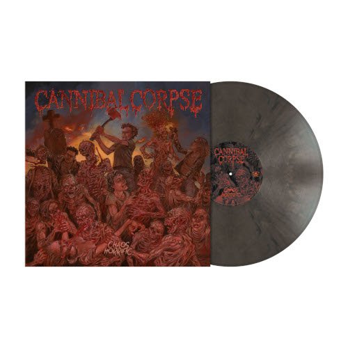 Cover for Cannibal Corpse · Chaos Horrific (LP) [Limited Charcoal Brown Marbled edition] (2023)