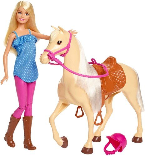 Horse and Doll Blonde - Barbie - Koopwaar - Fisher Price - 0887961691351 - 1 november 2018