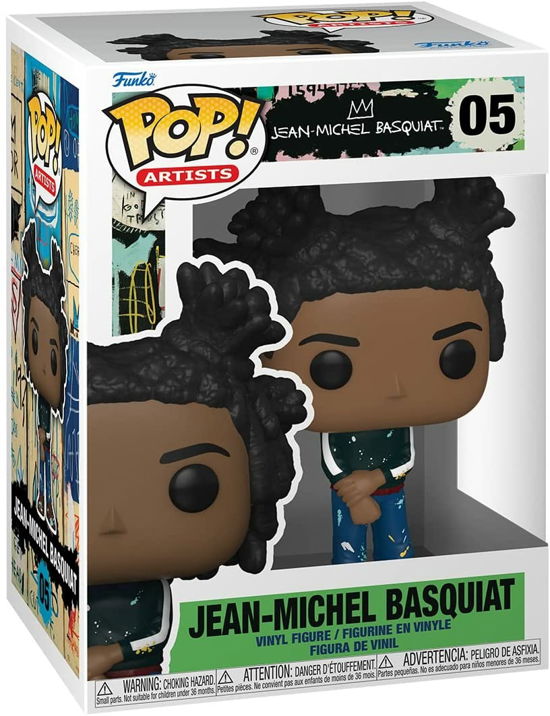 Jean-Michel Basquiat: Funko Pop! Artists (Vinyl Figure 05) - Funko Pop! Icons: - Produtos - Funko - 0889698601351 - 27 de abril de 2022