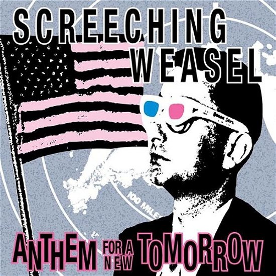 Cover for Screeching Weasel · Anthem... (blue) (LP) (2023)