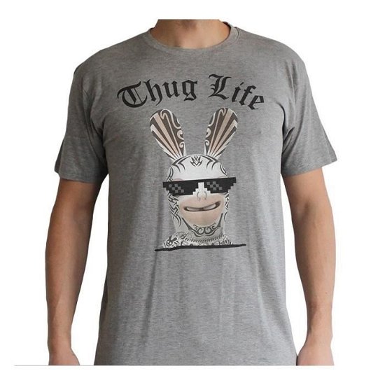 Cover for Abystyle · LAPINS CRETINS - T-shirt Thug Life (MERCH) [size L] (2019)