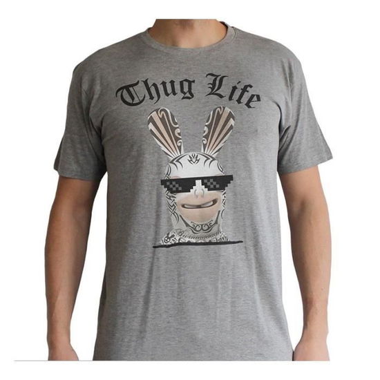 LAPINS CRETINS - T-shirt Thug Life - Abystyle - Merchandise -  - 3700789223351 - February 7, 2019