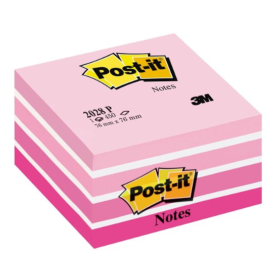 Post-it 2028p Pink Cube,  76x76mm , 450 Sheets (Merchandise) - 3m - Koopwaar - 3M - 4001895871351 - 3 januari 2017