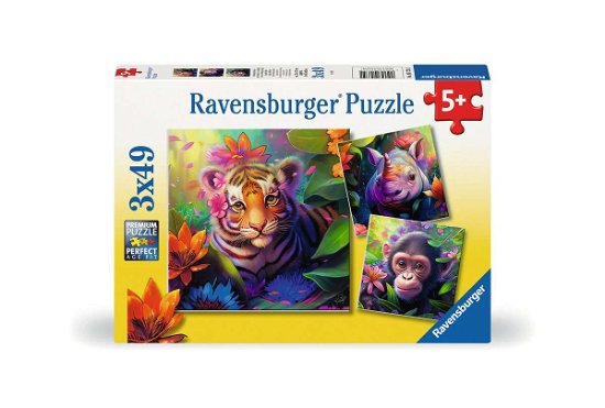 Legpuzzel Jungle Babies 3x49st. - Ravensburger - Merchandise -  - 4005556057351 - 2024