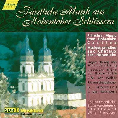 Cover for Freivogel / Phil.bläserver. St · * Fürstliche Musik aus Hohenlohe (CD) (1998)