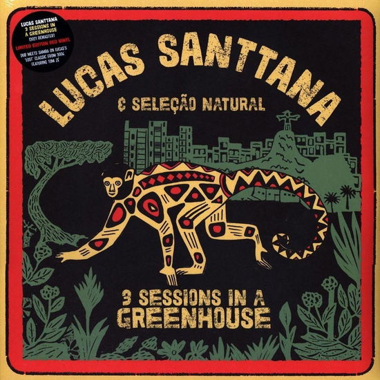 Cover for Lucas Santtana · 3 Sessions in a Greenhouse (VINYL) [Remastered edition] (2023)