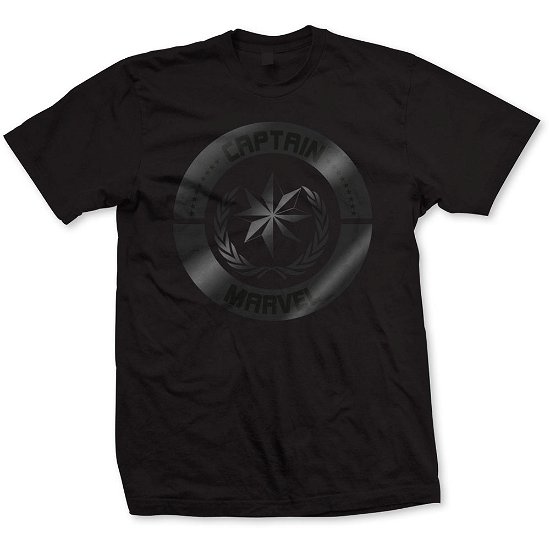 Marvel Comics Unisex T-Shirt: Captain Marvel Silver Circle - Marvel Comics - Merchandise -  - 5054612080351 - 
