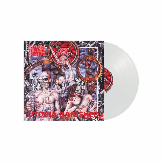 Cover for Napalm Death · Napalm Death-Utopia Banished (White LP) (LP) (2023)