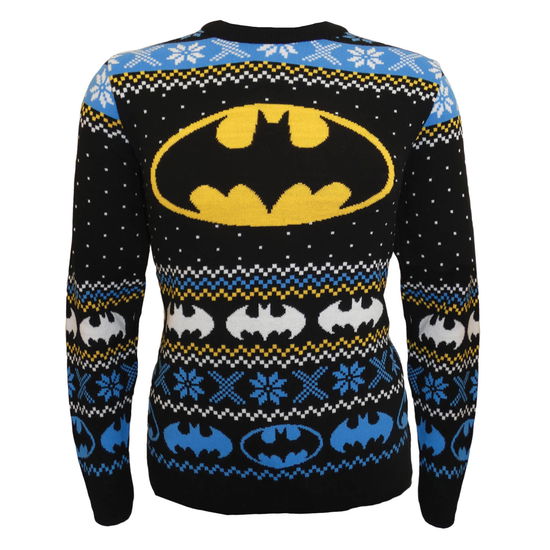 DC Comics Sweatshirt Christmas Jumper Batman Logo - DC Comics - Merchandise -  - 5056463457351 - 25. Oktober 2022