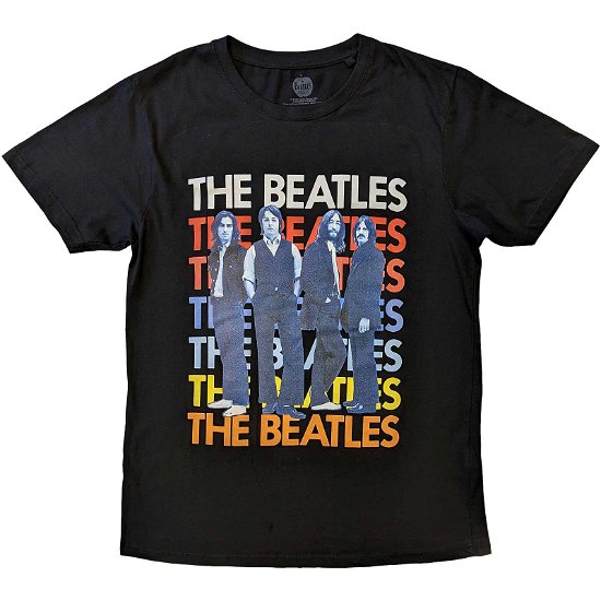 Cover for The Beatles · The Beatles Unisex T-Shirt: Iconic Multicolour (T-shirt) [size S]