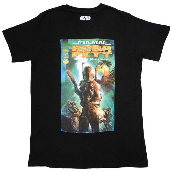 Star Wars Unisex T-Shirt: Boba Fett Comic Cover - Star Wars - Fanituote -  - 5056737240351 - maanantai 26. helmikuuta 2024