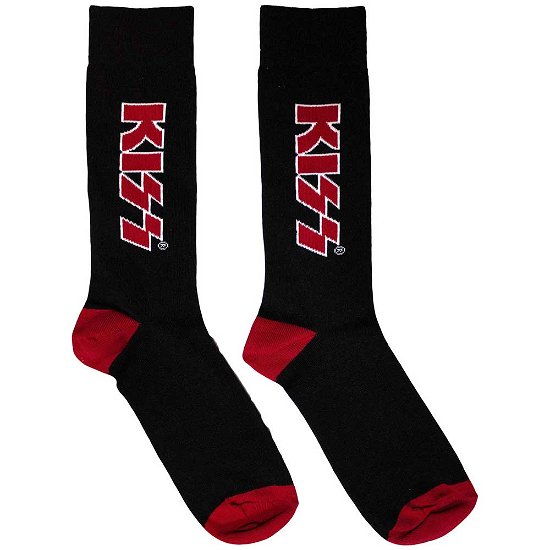 Cover for Kiss · KISS Unisex Ankle Socks: Red Logo (UK Size 6 - 11) (Klær)