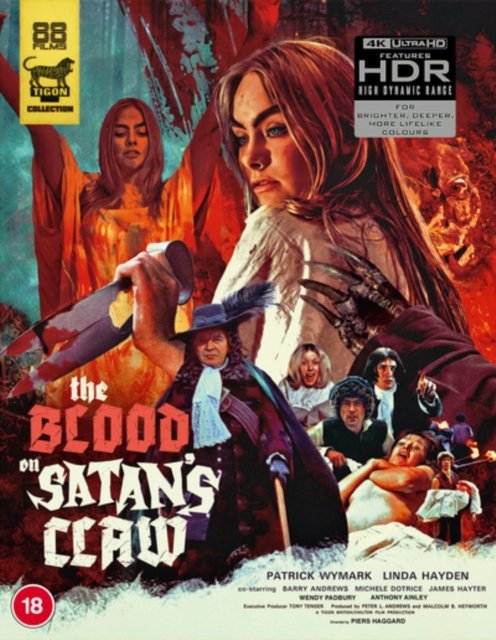 Blood On Satans Claw - Blood on Satan's Claw - Elokuva - 88Films - 5060710972351 - maanantai 25. maaliskuuta 2024
