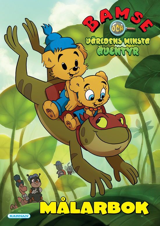 Cover for Målarbok Bamse och världens minsta äventyr (Bog) (2023)