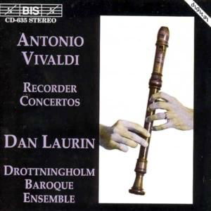 Recorder Concertos - Vivaldi / Laurin / Drottningholm Braoque Ensemble - Musique - Bis - 7318590006351 - 7 décembre 1993