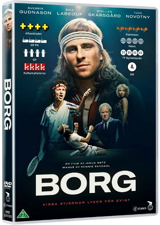 Cover for Borg · Borg McEnroe (2017) [DVD] (DVD) (2024)