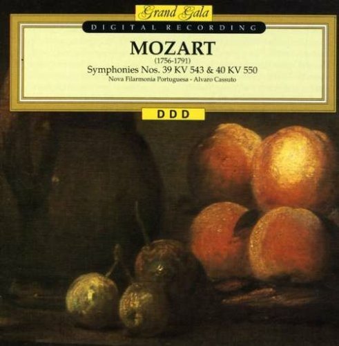Cover for Nova Filarmonia Portuguesa / Cassuto Alvaro · Symphony No. 39 / Symphony No. 40 (CD) (1991)