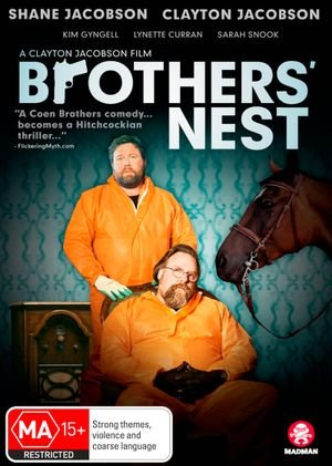 Cover for Jacobson, Shane, Gyngell, Kim, Curran, Lynette, Snook, Sarah, Jacobson, Clayton · Brothers' Nest (DVD) (2018)