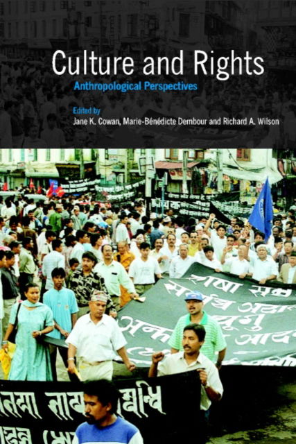 Cover for Marie-benedicte Dembour · Culture and Rights: Anthropological Perspectives (Paperback Book) (2001)