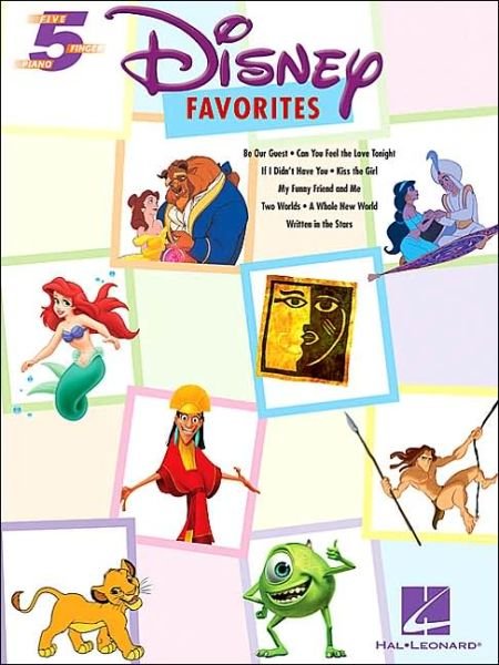 Cover for Disney favorites: Five-Finger Piano - 8 Songs for Beginners (Bok) (2004)