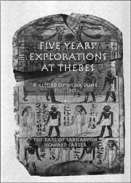 Cover for Howard Carter · Five Years Exploration At Thebes (Hardcover Book) (2005)