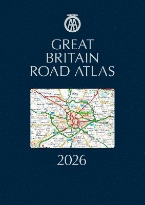 Cover for AA Great Britain Road Atlas 2026 (Hardcover Book) [39 New edition] (2025)