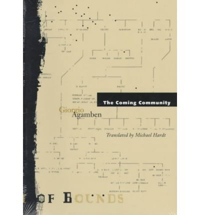 Cover for Giorgio Agamben · Coming Community - Theory Out Of Bounds (Taschenbuch) (1993)