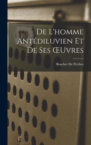 Cover for Boucher De Perthes · De l'homme Antédiluvien et de Ses OEuvres (Book) (2022)