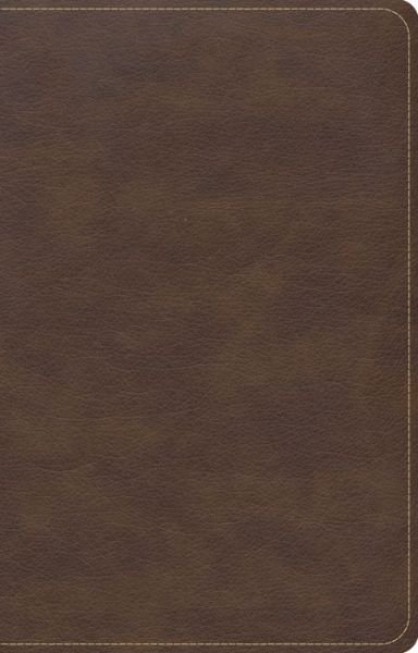 Cover for Csb Bibles By Holman · CSB Single-Column Compact Bible, Brown (Läderbok) (2021)