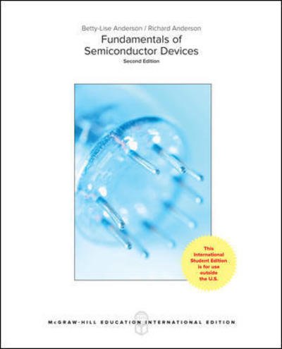 Cover for Anderson · Fundamentals of Semiconductor Devices (Paperback Book) (2017)