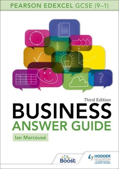 Cover for Ian Marcouse · Pearson Edexcel GCSE (9-1) Business Answer Guide Third Edition (Paperback Book) (2022)