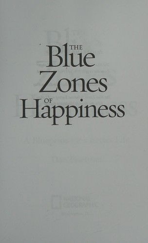 Cover for Dan Buettner · Blue Zones of Happiness (Paperback Book) (2017)