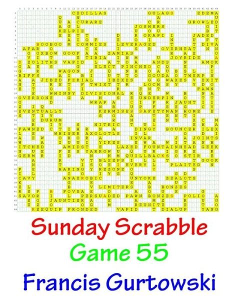 Cover for MR Francis Gurtowski · Sunday Scrabble Game 55 (Paperback Book) (2016)