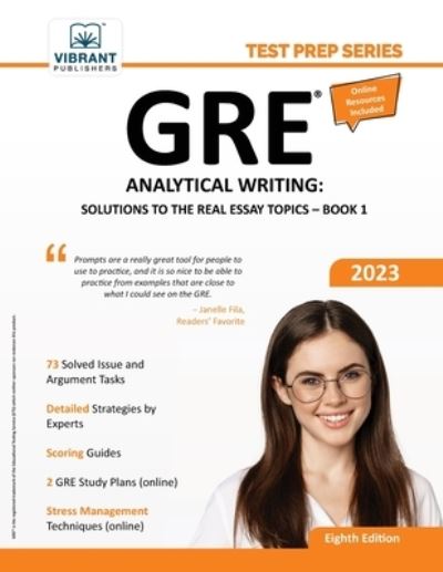 Cover for Vibrant Publishers · GRE Analytical Writing (Book) (2022)