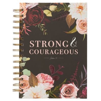 Cover for Christian Art Gifts · Large Wire Journal Strong &amp; Courageous Prov. 31 (Bog) (2021)