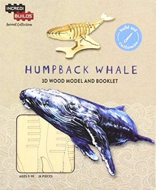 IncrediBuilds Animal Collection: Humpback Whale - Incredibuilds - Insight Editions - Kirjat - Insight Editions - 9781682981351 - perjantai 1. maaliskuuta 2019