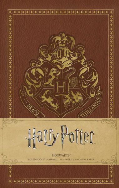 Cover for . Warner Bros. Consumer Products Inc. · Harry Potter: Hogwarts Ruled Pocket Journal - Harry Potter (Hardcover bog) (2017)