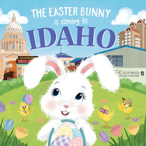 Cover for Eric James · The Easter Bunny is Coming to Idaho (Hardcover Book) (2020)