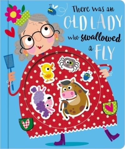 Cover for Ltd. Make Believe Ideas · There Was an Old Lady Who Swallowed a Fly (Board book) (2018)